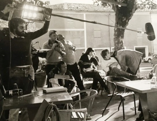 Стефан Ван ден Берг на съёмочной площадке в качестве звукооператора VDB 01